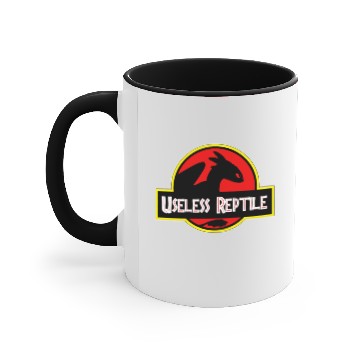 Discover TOOTHLESS USELESS REPTILE Accent Mugs