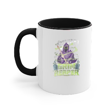 Discover Cool Grim Reaper Halloween Gift Accent Mugs