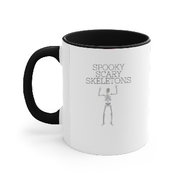 Discover Spooky Scary Skeletons (1) Accent Mugs
