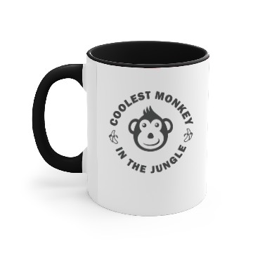 Discover Coolest Monkey In The Jungle Accent Mugs