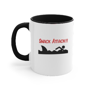 Discover Shark Snack Attack Shark Attack Accent Mugs