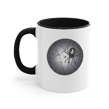 Discover Spider's web with spider (Halloween) Accent Mugs