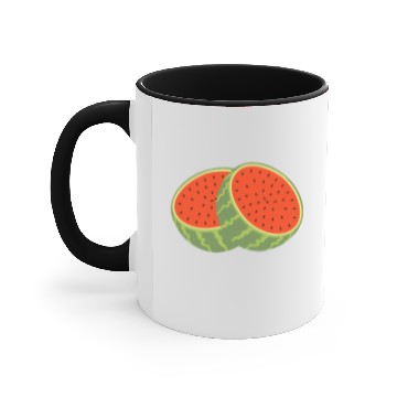 Discover melon gift delicious cores watermelon Accent Mugs