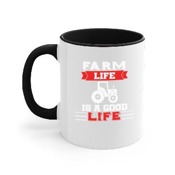 Discover Tractor agriculture farmer tug acre engine Farmer Accent Mugs