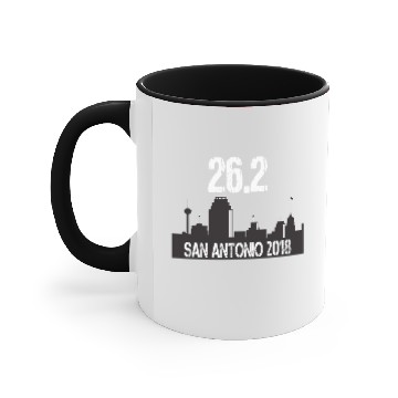Discover 26.2 San Antonio Vintage Accent Mugs