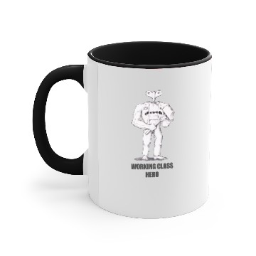 Discover Working Class Hero Accent Mugs