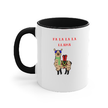 Discover Fa La la la Llama Accent Mugs