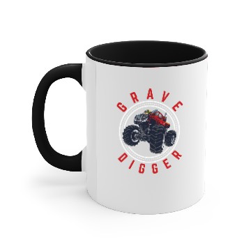 Discover Grave Digger | Monster Truck Accent Mugs