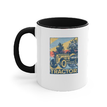 Discover Tractor Farm Farmer Tractors Tractor Pulling Gift Accent Mugs