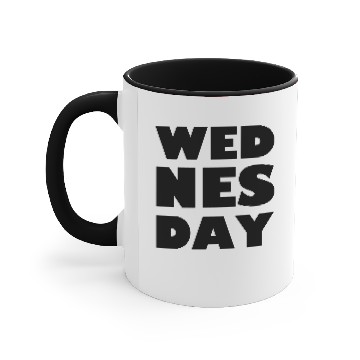 Discover Wednesday Accent Mugs