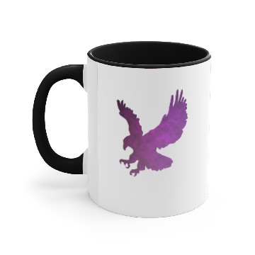 Discover Spread eagle hawk Accent Mugs