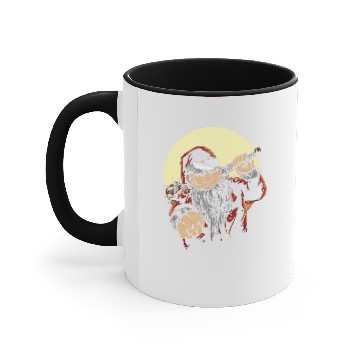 Discover bad santa Accent Mugs