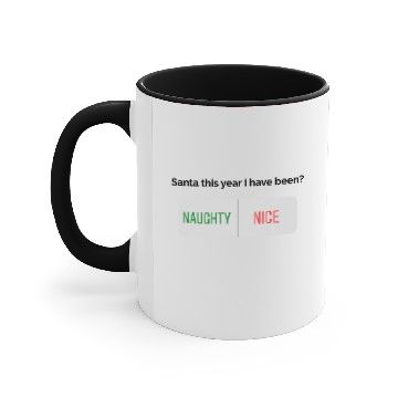 Discover Naughty or Nice Accent Mugs