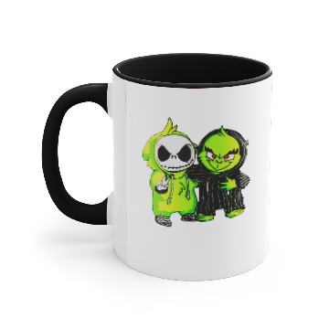 Discover Christmas funny character and Jack Skellington Accent Mugs