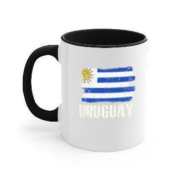 Discover World Championship Uruguay Accent Mugs