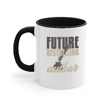 Discover Author Writer Future Best Selling Author Accent Mugs