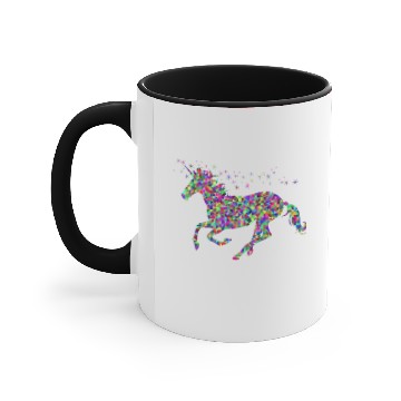 Discover rainbow unicorn Accent Mugs