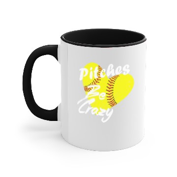 Discover Pitches Be Crazy Accent Mugs Womans