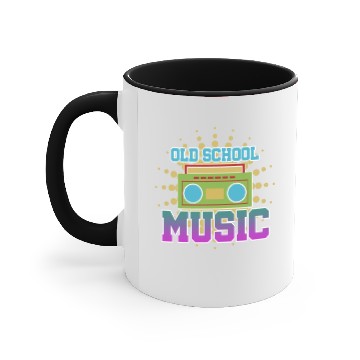 Discover Old School Music Accent Mugs