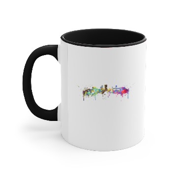 Discover Jacksonville skyline Accent Mugs
