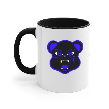 Discover Solehouette BLK/Royal Blue Bear Accent Mugs