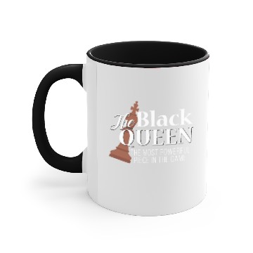 Discover Black Queen Accent Mugs