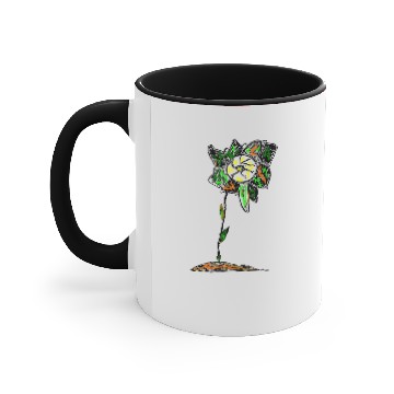 Discover colorful flower Accent Mugs