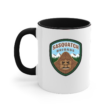 Discover bigfoot sasquatch Accent Mugs