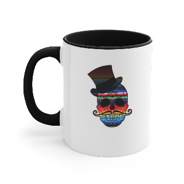 Discover Sugar Skull Design Accent Mugs