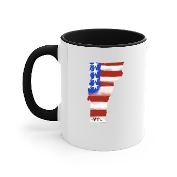 Discover Vermont USA State Flag Pride Gift Accent Mugs
