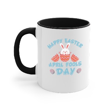 Discover Happy easter april fools day Accent Mugs