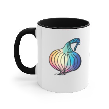 Discover Low Poly Onion Accent Mugs Vegetarian and Fruit Lover