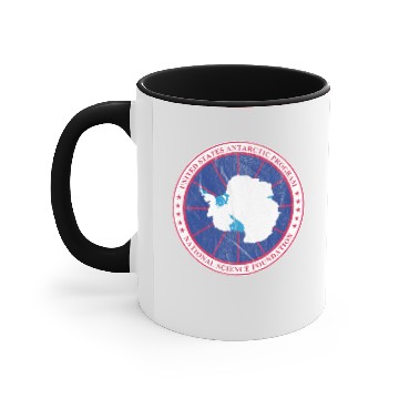 Discover Antarctica USA Science Program Patch Accent Mugs