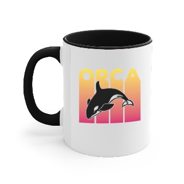 Discover Killer whale Accent Mugs