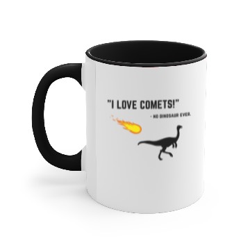 Discover Dinosaur Ironic Velociraptor Funny Comet Accent Mugs