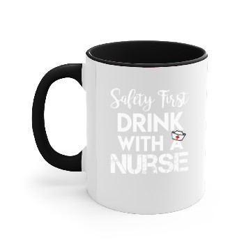 Discover Nurse Safety Drink Accent Mugs