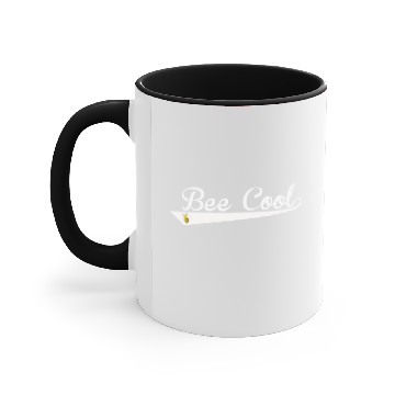 Discover Bee Cool Beekeeping Honey Queen Bee Pollinator Accent Mugs
