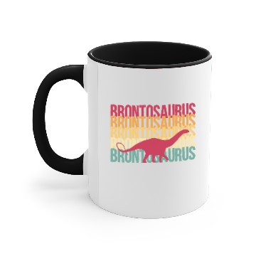Discover Brontosaurus 70s Design Accent Mugs
