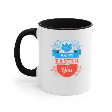 Discover Happy easter easter egg Accent Mugs