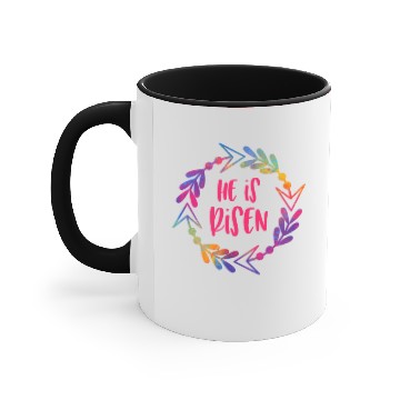 Discover Christian Easter Design Bright Inspirational He Accent Mugs