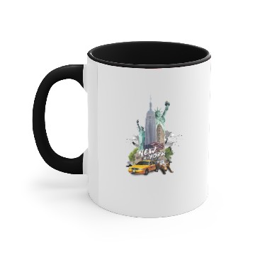 Discover Nueva York Accent Mugs