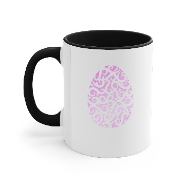 Discover easter egg cut Accent Mugs