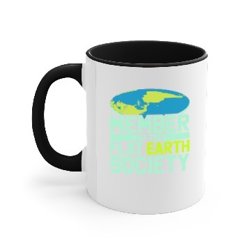 Discover flat earth merchandise Accent Mugs