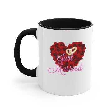 Discover Just married Accent Mugs