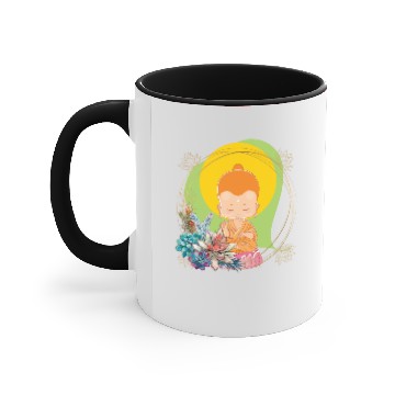 Discover Buddhism Accent Mugs