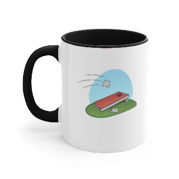 Discover Corn Hole 1 Accent Mugs