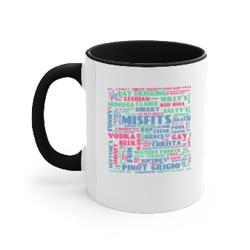 Discover Pinellas Misfits Word Cloud Accent Mugs