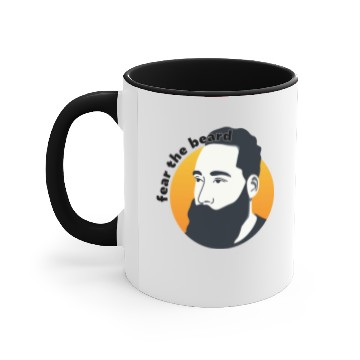 Discover Fear the beard - beards for man Accent Mugs
