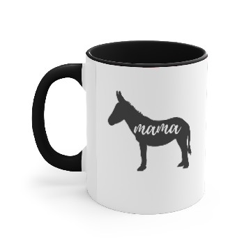 Discover Mama Donkey Accent Mugs