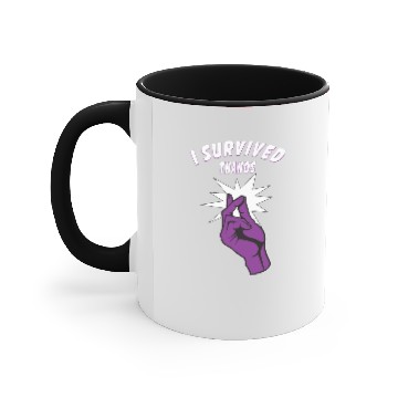 Discover i survived THANOS Accent Mugs